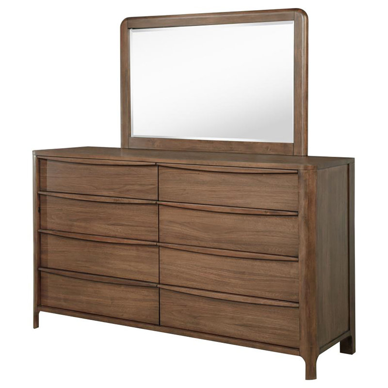 Commode 8 tiroirs avec miroir Gramer