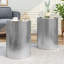 Ensemble de 2 tables d'appoint en métal-471348953