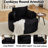50" Oversized Round Chaise Lounge Chair Indoor, Corduroy Circle Single Cloud Lounge Floor Sofa Chair with Deep Seat, No Assembly Required, Modern Compression Couch for Living Room, Reading-128968585