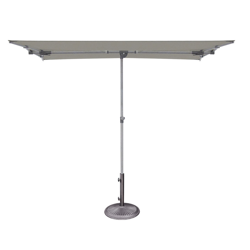 Parasol de marché rectangulaire 5 pi x 7 pi Karlson, Stone