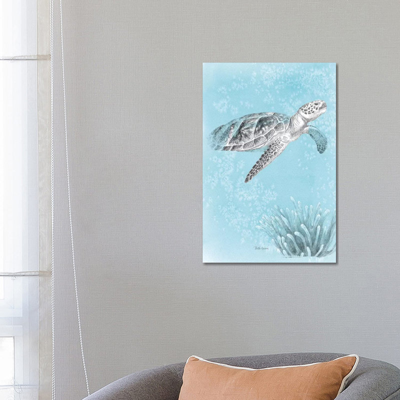 Coastal Sea Life I V2 by Beth Grove - Wrapped Canvas Gallery-Wrapped Canvas Giclée, 66.04 cm H x 45.72 cm W x 3.175 cm D