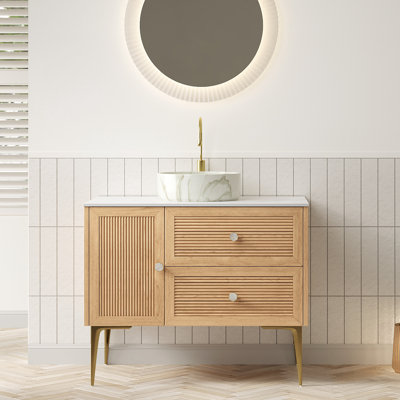Meuble-lavabo autoportant Munin