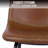 Modern Faux Leather Counter Stool With Low Back Sled Base Footrest-1403984294-1403984295