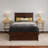 Darlean Solid Wood Trundle Platform Bed with Footboard & Roll Out Trundle-119533565-119533562