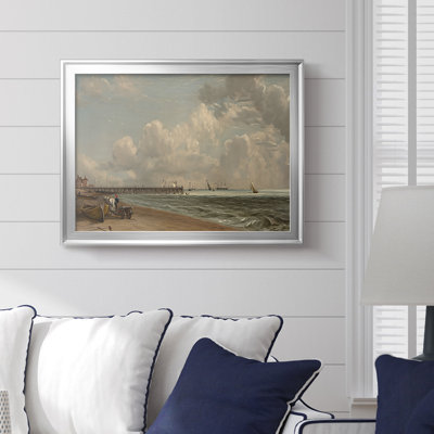Chain Pier, Brighton-John Constable-Framed Gallery Wrapped Canvas-1827