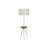 Lighting, Floor Lamp, 63"H, Metal, Ivory / Cream Shade, Contemporary-421718665