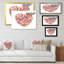 «Bouquet of Roses at Valentines», reproduction d'art sur toile-1397303616-1397303742