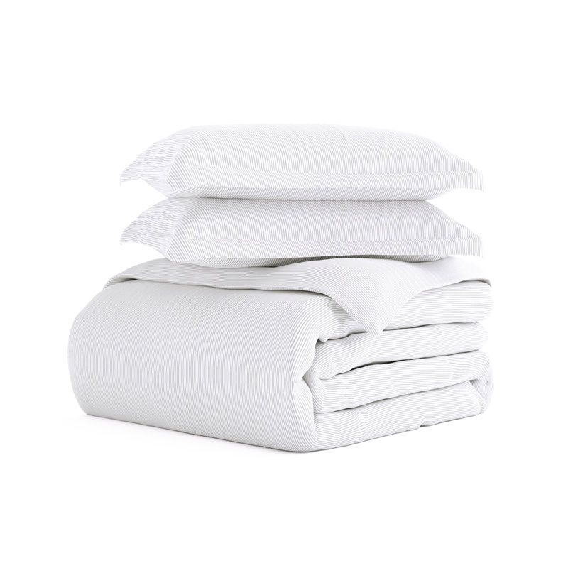 Becker Polyester Geometric Shapes Duvet Cover, Twin/ Twin XL Duvet + 1 Sham
