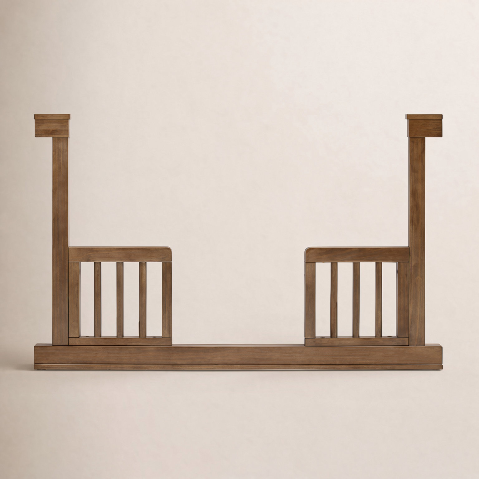 Toddler Bed Conversion Kit, Natural Walnut