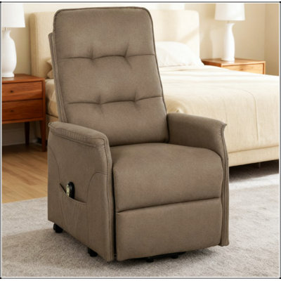 Fauteuil électrique pour personnes âgées avec télécommande, poches latérales et assemblage rapide pour un confort et une mobilité accrus