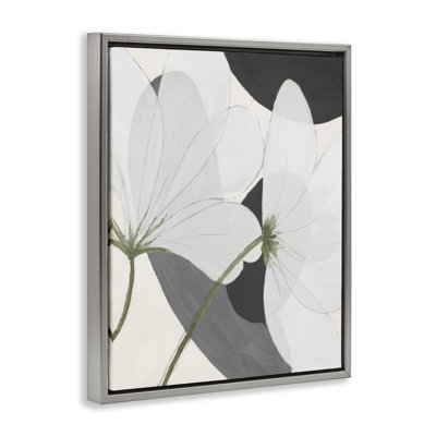 "Abstract Abstract Florals", art mural sur toile flottante par Patricia Pinto