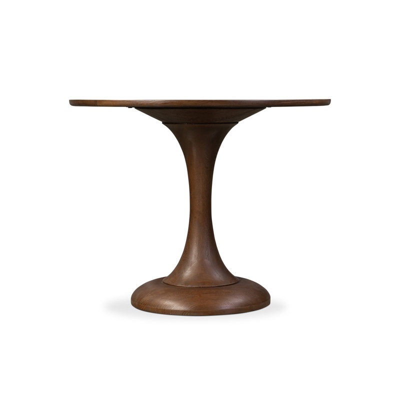 Eastman Round Oak Pedestal Dining Table