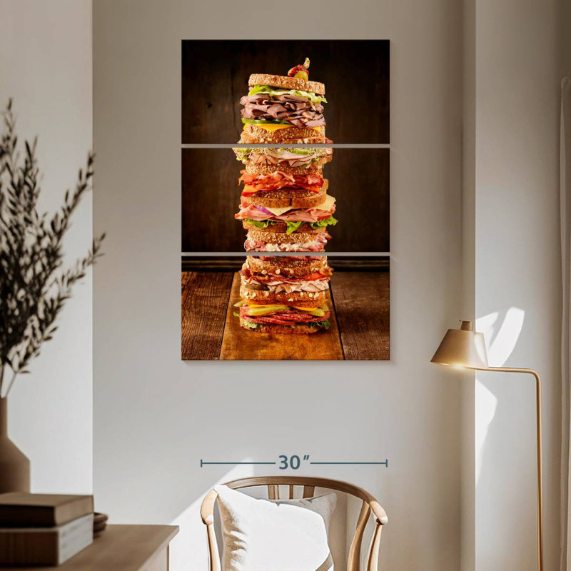 Yarlin Sandwich Stack, 65" H x 42" W