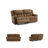 Faux Leather Power Reclining Sofa-1511474738