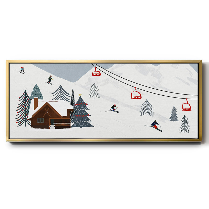 Collection «Ski Slope», toile encadrée, H 20 po x l 50 po