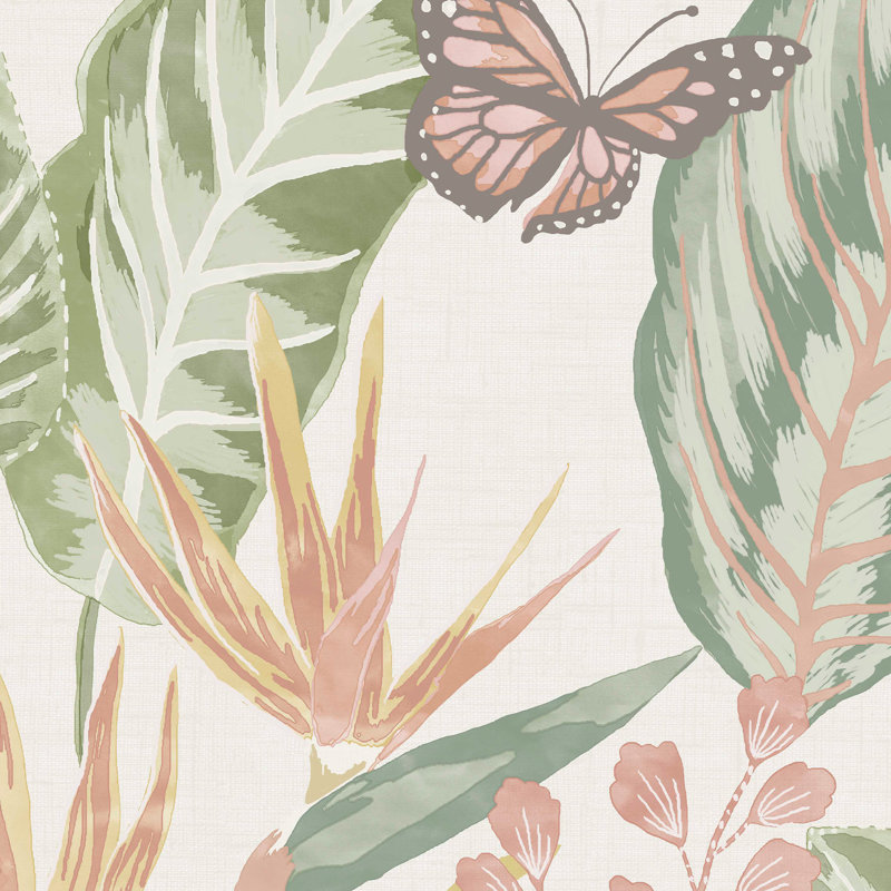 Floral Wallpaper Double Roll, Pastels