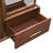 Mason Park Offset Chest With Storage Mirror - Umber