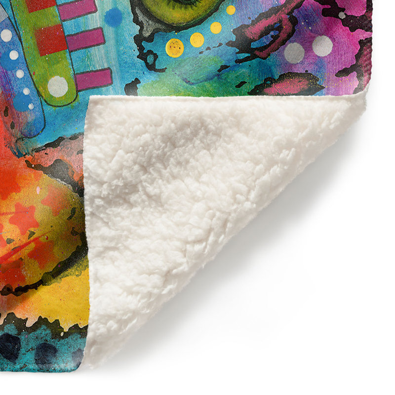  Couverture douce en sherpa, 51 po x 60 po