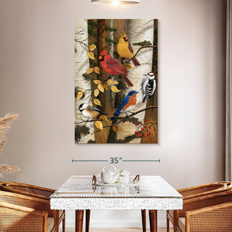 Brampt Autumn Friends, 51" H x 34" W