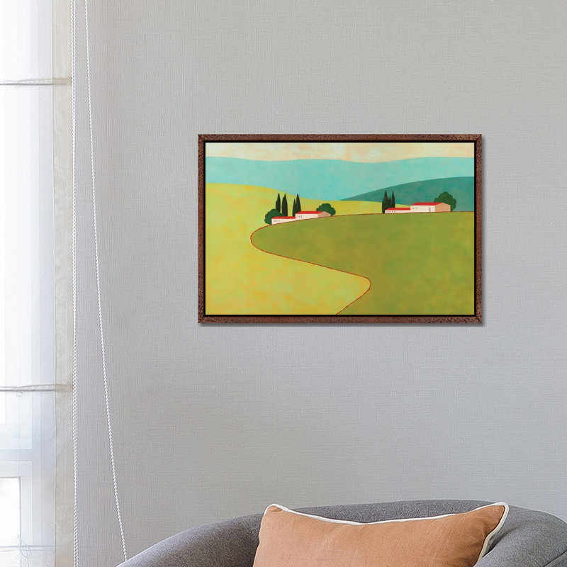 Amazya by Itzu Rimmer - Print on Canvas, Classic Brown Wood Framed, 66.04 cm H x 45.72 cm W