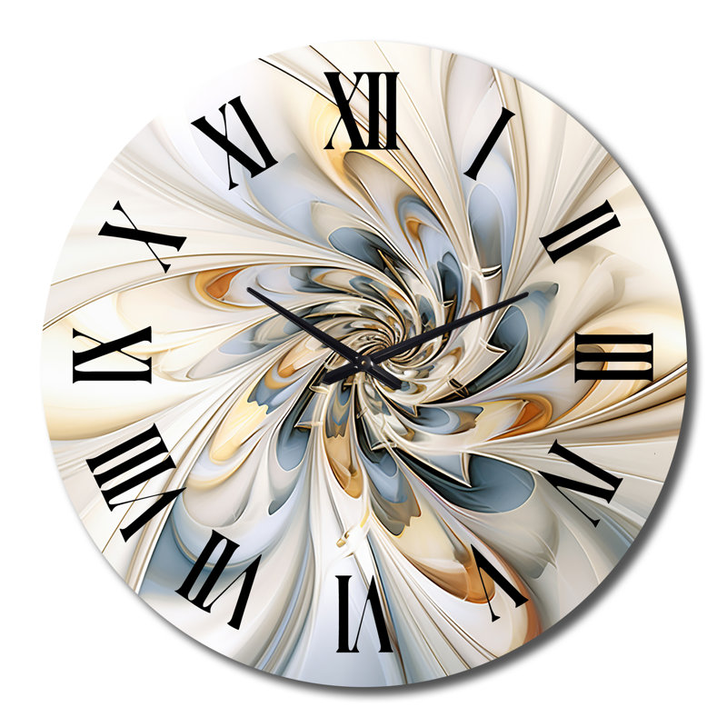 Horloge murale en métal Fractal, Très grand