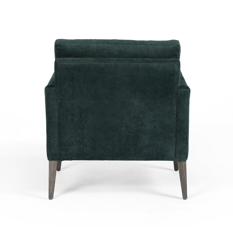 Olson Armchair, Emerald Worn Velvet