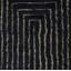 Wool Geometric Area Rug in Navy/Beige-1924495643