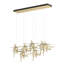 Tura 7-Light Glass Rectangular Pendant-71882329-71882337-79320072