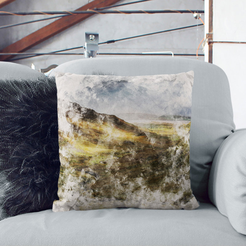 Square Cushion, 40cm H x 40cm W x 15cm D, Black