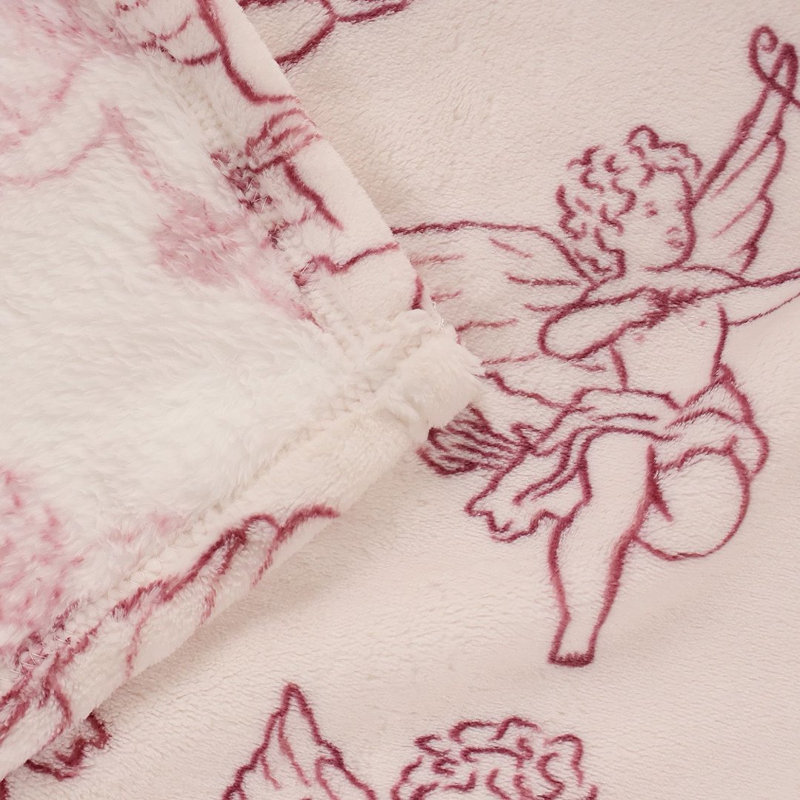 Jeté en flanelle Cherub