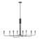 8 - Light Dimmable Modern Linear Chandelier