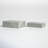 White Resin Ridged Boxes Set of Two - 12" x 8" x 4"