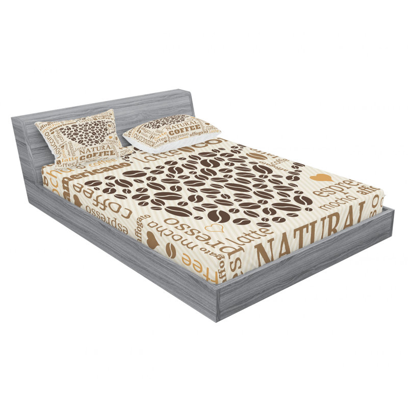 Microfiber Sheet Set, Queen Sheet Set with Fitted Sheet
