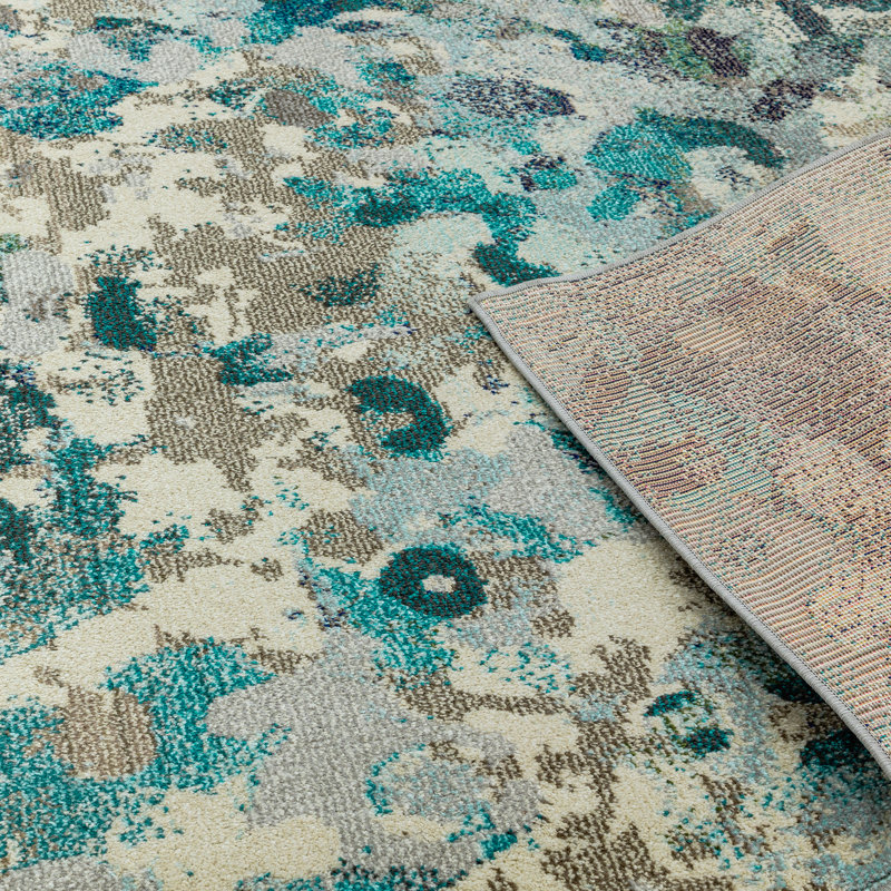 Colombard Abstract Area Rug, Rectangle 80 x 150cm