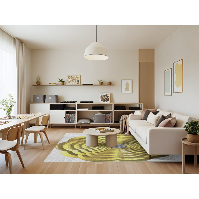 Tapis jaune, Rectangle 7 pi x 9 pi