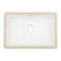 18 In. Undermount Rectangle Porcelain Vanity Bathroom Sink In White Ceramic With Overflow