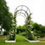 Autres éléments de décoration extérieure pour espace extérieur, 24,2 m (79,5 pi), comme sur la photo, avec cadre en métal, supports pour deux jardinières.