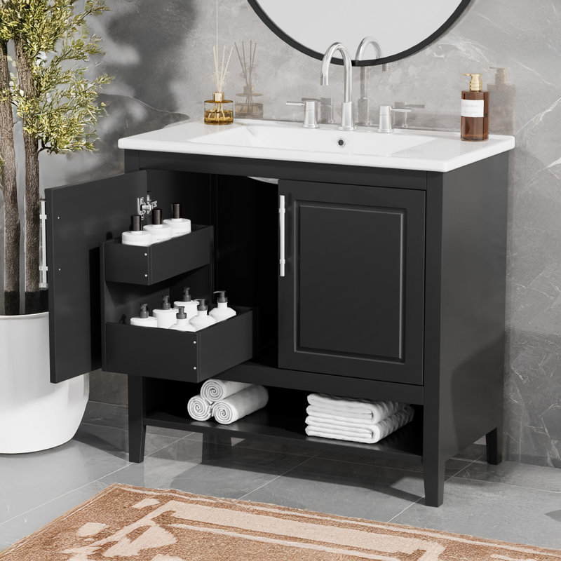 Shrita 36'' Single Bathroom Vanity with Top
