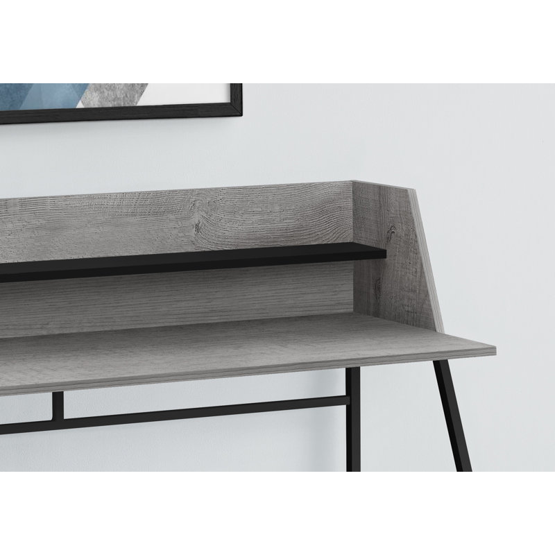 Bureau d'ordinateur, Gris / Noir