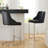 Upholstered Bar Stool Upholstered Counter Stool with Metal Frame-46043127