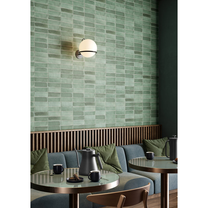 Italian Glazed Matte Garden 2 x 6.5