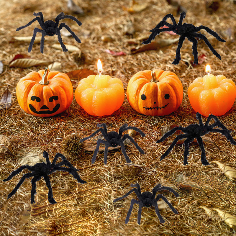 Halloween Spider, 1" H x 12" W x 12" D
