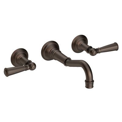 Jacobean Wall Mount Bathroom Faucet