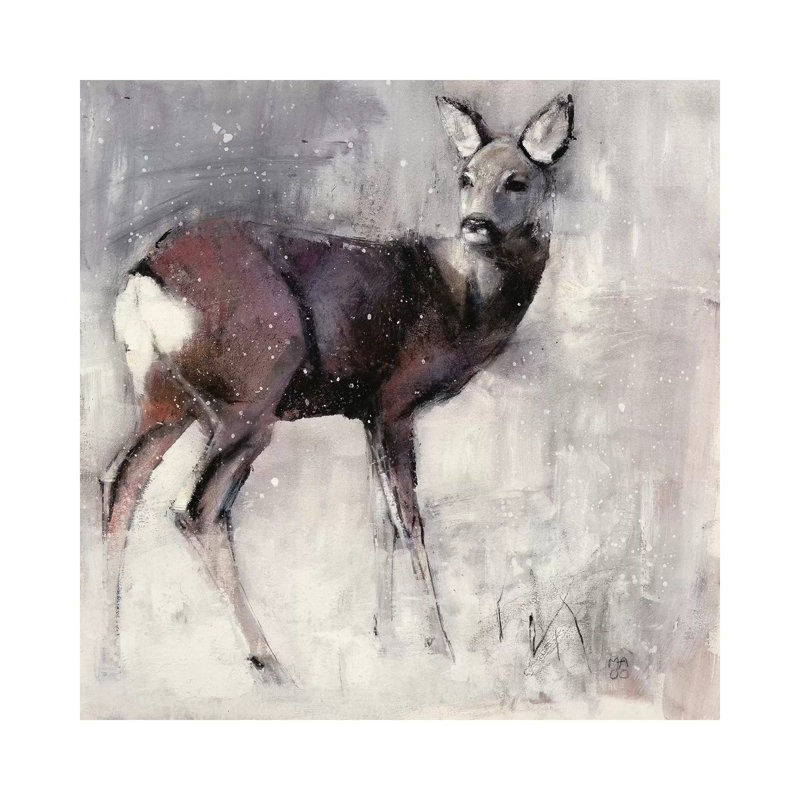 Roe Doe by Mark Adlington - Wrapped Canvas Gallery-Wrapped Canvas Giclée, 93.98 cm H x 93.98 cm W