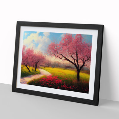 Spring Forest Landscape Vol.5 - Framed Print