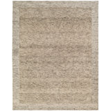 Hand-Tufted Wool Brown Area Rug