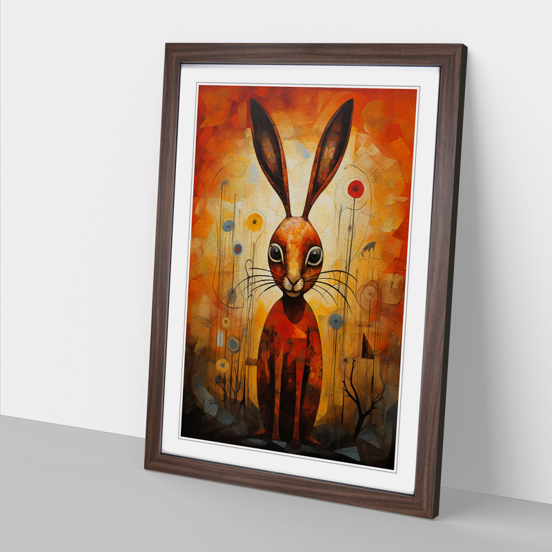 Hare Orphism No.3 - Framed Print