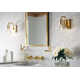 Luke Single Transparent Dimmable Bath Sconce