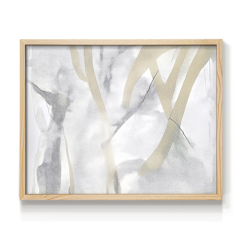 Abstrait, série Lxxxi, reproduction encadrée, Naturel, H 16 po x l 20 po