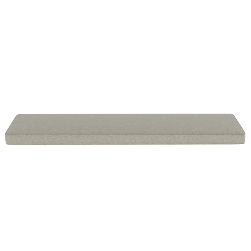 Indoor/Outdoor Sunbrella® Seat Cushion, 65" W x 18" D, Spectrum Dove Sunbrella® Plainweave